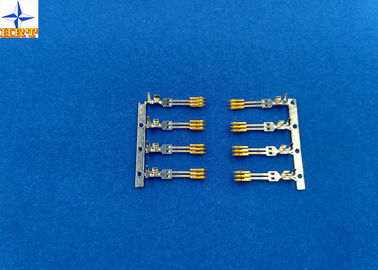 چین Ptich 1.27mm Wire Connector Terminals, SATA crimp terminals With Phosphor Bronzne Material تامین کننده